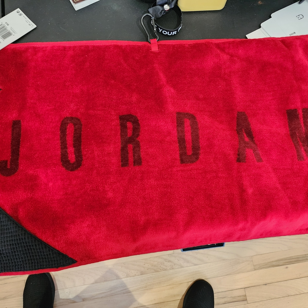 Jordan Bold Red Sports Towel